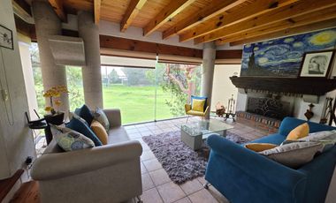 CASA EN VENTA RESIDENCIAL CLUB DE GOLF LOS ENCINOS LERMA A 20 MINUTOS DE SANTA FE