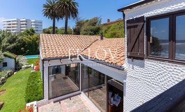 Casa en primera línea, playa la Boca, Concón.