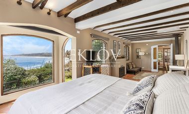 Casa en primera línea, playa la Boca, Concón.