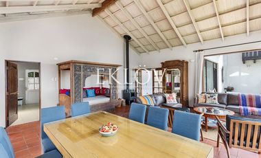 Casa en primera línea, playa la Boca, Concón.