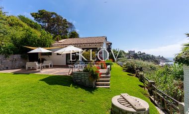 Casa en primera línea, playa la Boca, Concón.