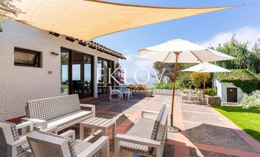 Casa en primera línea, playa la Boca, Concón.