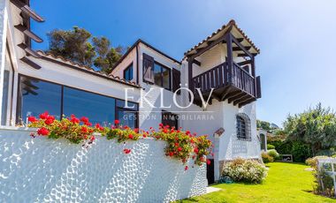 Casa en primera línea, playa la Boca, Concón.