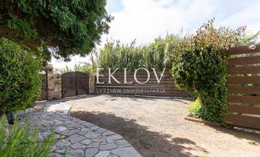 Casa en primera línea, playa la Boca, Concón.