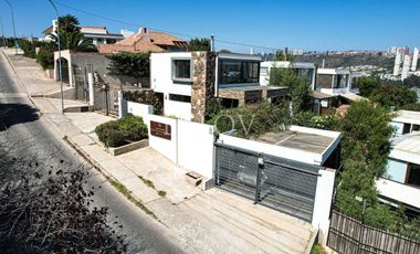 casa mediterránea de 2 pisos en Reñaca, Viña del Mar