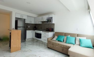 EXCELENTE Departamento AMUEBLADO Con BALCON ANZURES POLANCO 2 Recamaras Alberca y Gimnasio $25,500.00 M.N.