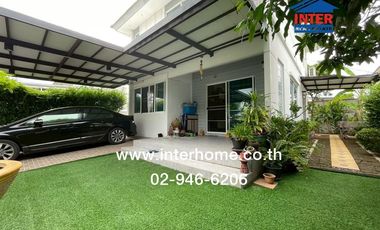 2-storey detached house, 50.1 sq.w., Inizio Village 1, Rangsit-Khlong 3, Rangsit-Nakhon Nayok Road, Khlong Luang Road, Khlong Luang, Pathum Thani