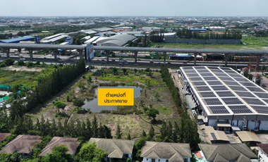Prime Investment Land! 100-Meter Frontage! For Sale: 12 Rai (19,224 sq.m.) of Prime Land on Rama 2 Road! Located on the outbound side of Rama 2 Road,
