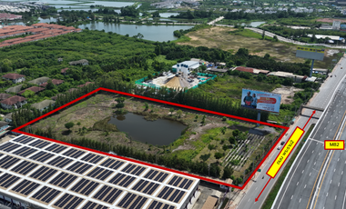 Prime Investment Land! 100-Meter Frontage! For Sale: 12 Rai (19,224 sq.m.) of Prime Land on Rama 2 Road! Located on the outbound side of Rama 2 Road,