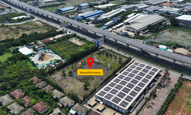Prime Investment Land! 100-Meter Frontage! For Sale: 12 Rai (19,224 sq.m.) of Prime Land on Rama 2 Road! Located on the outbound side of Rama 2 Road,