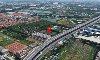 Prime Investment Land! 100-Meter Frontage! For Sale: 12 Rai (19,224 sq.m.) of Prime Land on Rama 2 Road! Located on the outbound side of Rama 2 Road,
