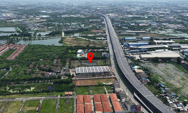 Prime Investment Land! 100-Meter Frontage! For Sale: 12 Rai (19,224 sq.m.) of Prime Land on Rama 2 Road! Located on the outbound side of Rama 2 Road,