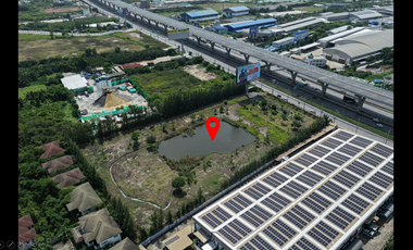 Prime Investment Land! 100-Meter Frontage! For Sale: 12 Rai (19,224 sq.m.) of Prime Land on Rama 2 Road! Located on the outbound side of Rama 2 Road,