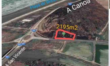 Terreno vendo en Playa Briceño en Manabí