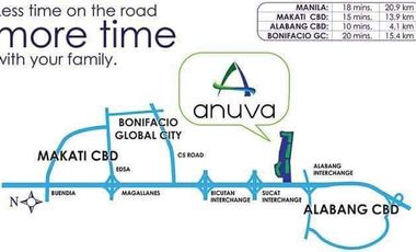 ANUVA RESIDENCE resort landscape garden near SLEX NAIA Sm Sucat