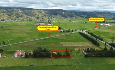 Terreno 3.030 m² + Casa 180 m² en Vía Cuenca–Cumbe