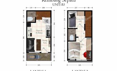DI JUAL RUMAH MINIMALIS DEKAT KAMPUS STIAMI JAKARTA PUSAT