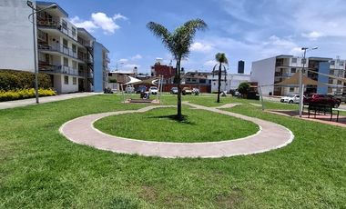 SE RENTA DEPARTAMENTO SEMINUEVO EN PRIMER PISO EN FRACC RIO NILO, STA CRUZ BUENAVISTA, PUEBLA