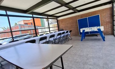 SE RENTA DEPARTAMENTO SEMINUEVO EN PRIMER PISO EN FRACC RIO NILO, STA CRUZ BUENAVISTA, PUEBLA