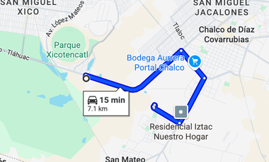 CASA EN VENTA EN RESIDENCIAL IZTAC CHALCO EDO MEX