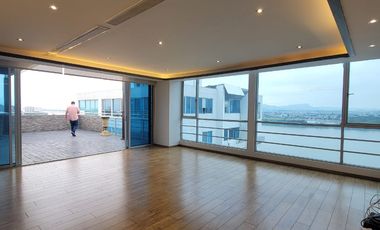 ALQUILER LUJOSO PENTHOUSE EN RIVER TOWERS, PRIMEROS KMS VIA A SAMBORONDON