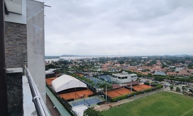 ALQUILER LUJOSO PENTHOUSE EN RIVER TOWERS, PRIMEROS KMS VIA A SAMBORONDON