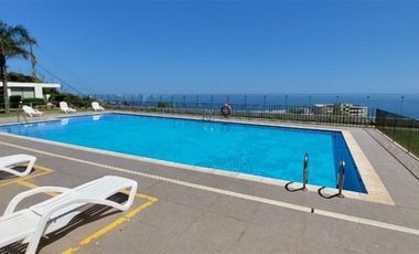 VENTA DEPARTAMENTO BOSQUES DE MONTEMAR CONCON  VISTA AL MAR UF 4.890