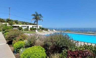 VENTA DEPARTAMENTO BOSQUES DE MONTEMAR CONCON  VISTA AL MAR UF 4.890