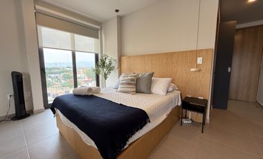 DEPARTAMENTO AMUEBLADO EN RENTA TORRE BIKIA ZONA CENTRO, LEÓN, GTO.