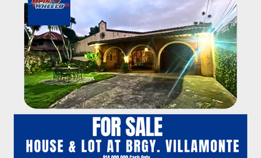House and Lot For Sale in Villamonte