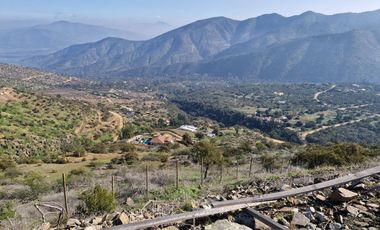 GRAN PARCELA EN CONDOMINIO LA AURORA CURACAVI CON CASA NO TERMINADA