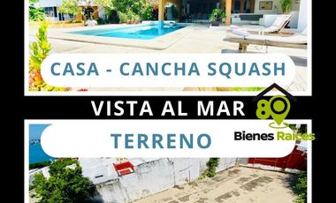 ¡Vista Panorámica + Lote Extra + Cancha Squash! Casa Única en Acapulco 🏖️!