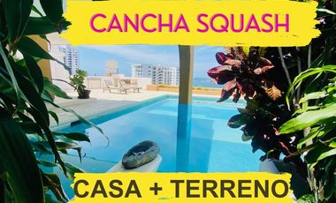 ¡Vista Panorámica + Lote Extra + Cancha Squash! Casa Única en Acapulco 🏖️!