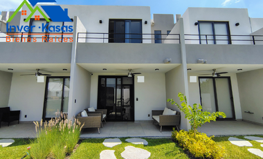 SE RENTA CASA NUEVA, AMUEBLADA A UN COSTADO DEL PARQUE INDUSTRIAL DE CUAUTLA