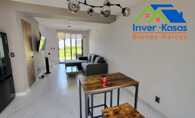 SE RENTA CASA NUEVA, AMUEBLADA A UN COSTADO DEL PARQUE INDUSTRIAL DE CUAUTLA