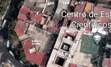 VENTA DE EDIFICIO Y TERRENO EN AYUNTAMIENTO 166 Y 164 CASI ESQ. BUCARELI