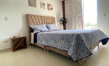 Arriendo Apto Amoblado central y seguro en Bosque Laego