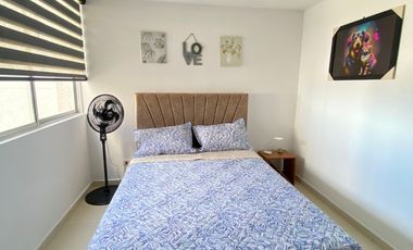 Arriendo Apto Amoblado central y seguro en Bosque Laego