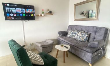 Arriendo Apto Amoblado central y seguro en Bosque Laego