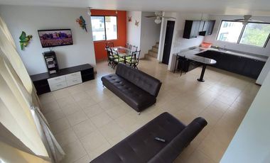 DEPARTAMENTO DUPLEX PENHOUSE 3 HABITACIONES EN TONSUPA AMOBLADO PERFECTO AIRBNB