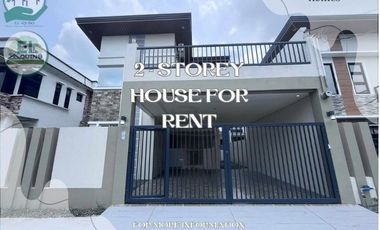 4 Bedrooms Unfurnished Brand-New 2-Storey House For RENT in San Fernando, Pampanga