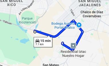 CASA EN VENTA DE 2 NIVELES EN RESIDENCIAL IZTAC CHALCO EDOMEX