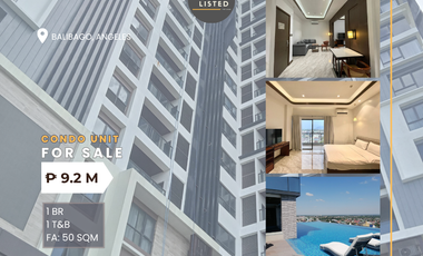 Fully Furnished 1-Bedroom Condo Unit for Sale near Walking Street & SM Clark
