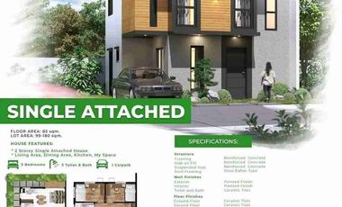 Free Solar Panel 4 Bedrooms 2 Storey Single Detached House with lanai