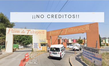 CASA DE RECUPERACIÓN BANCARIA EN PRIV. PASEO EL SOLAR. FRACC. PASEOS DE TULTEPEC II, TULTEPEC, EDO. MEX.  ¡NO SE ACEPTAN CRÉDITOS!