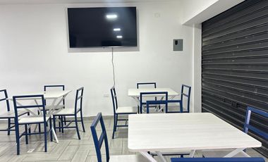 Local Comercial Amoblado en Alquiler en el Norte de Guayaquil, Para Restaurante, 1 Baño, Amoblado, Norte