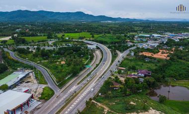 Land for Sale – Pink Zone (Commercial) Zoning, Mountain View, Prime Location at Cha-am Beach Entrance Cha-am – Hua Hin Zone, Phetchaburi “The ultimate