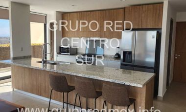 Departamento amueblado en renta en Queretaro sobre Fray Junipero Serra enfrente de Paseo Queretaro, CANTERAS