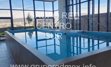 Departamento amueblado en renta en Queretaro sobre Fray Junipero Serra enfrente de Paseo Queretaro, CANTERAS