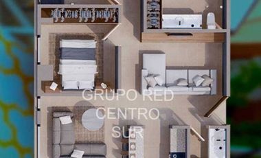 Departamento amueblado en renta en Queretaro sobre Fray Junipero Serra enfrente de Paseo Queretaro, CANTERAS